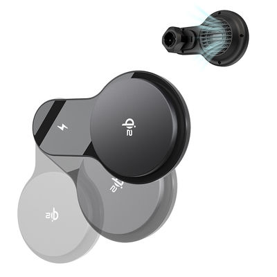 comprare Forte stabilità magnetica Ventilatore ultra-sottile raffreddamento ricarica rapida ricarica wireless portatelefono auto funzionamento a mano sola online manufacture