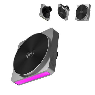 comprare Dynamic Atmosphere Experience Iphone Charger Stand With 9 Light Colors Switching And 15w Fast Charging For Automotive online manufacture