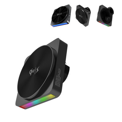 comprare Caricabatterie avanzate per iPhone Stand 9 colori chiari Scambio Car Car Magnetic Wireless Charger Con 15w Fast Charging Sottile E Durable online manufacture