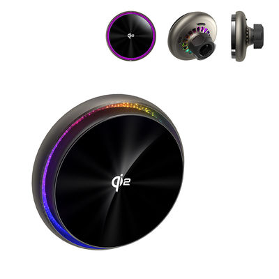 comprare Supporto di ricarica senza fili per auto magnetica personalizzabile con illuminazione stellare e rapida dissipazione del calore per l'automobile online manufacture