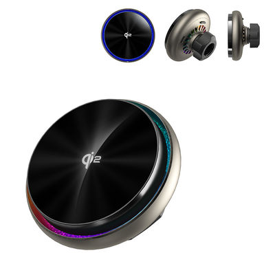 comprare Starry Sky Light Magnetic Car Wireless Charging Bracket Installato ventilatore di raffreddamento silenzioso CD Lenti a modello High-End Frame metallico online manufacture
