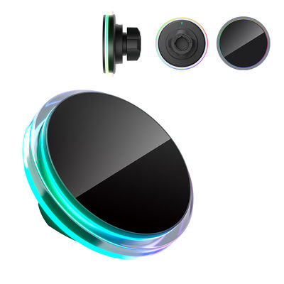 comprare Stazione di ricarica wireless per auto magnetica a luce cristallina con progettazione step per una perfetta compatibilità con la fotocamera 13pro online manufacture