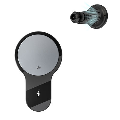 comprare Fann ultra-sottile raffreddamento 15w caricabatterie wireless portatelefoni per auto con Qi2 ricarica rapida illuminazione a LED e forte aspirazione magnetica online manufacture