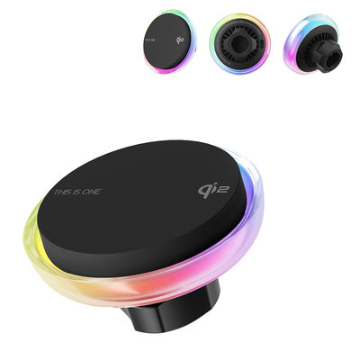 comprare QI2 Touch per cambiare il colore della luce Stazione di ricarica wireless Lente smerigliata personalizzabile Unica per la ricarica online manufacture