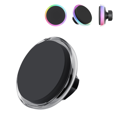 comprare Super Strong Magnetic Suction Iphone Car Charger With Multiple Lighting Modes And Transparent Design online manufacture