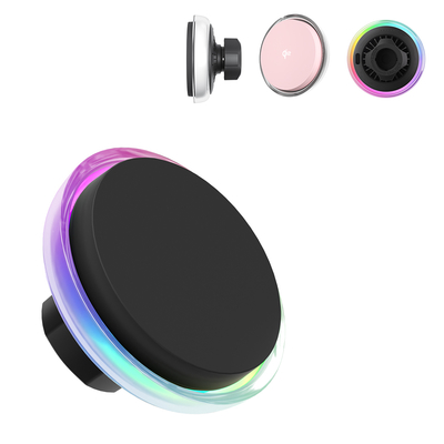 comprare Supporto per auto MagSafe elegante con texture cristallina e potenziamento magnetico per una ricarica wireless sicura online manufacture