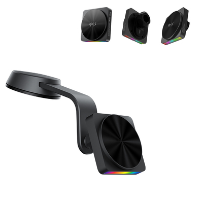 comprare Caricabatterie senza fili per iPhone con proiezione di luce ambientale a 9 colori online manufacture