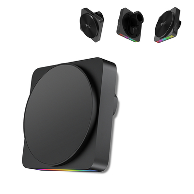comprare QI2 Car Magnetic Wireless Charger con 9 colori chiari e sound pickup online manufacture