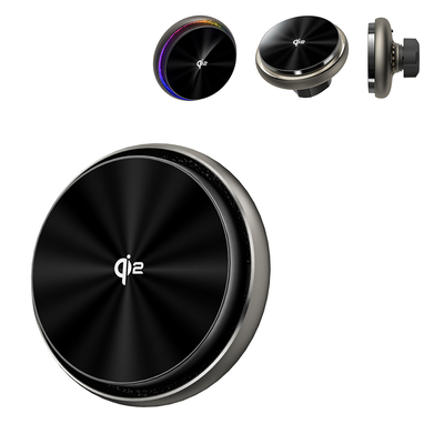 comprare Starry Sky Lighting Effect And Fast Heat Dissipation In 15w Wireless Charger With Cooling Fan online manufacture