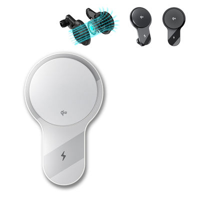 comprare Strong Magnetic Stability Ultra-Thin Fan Cooling Fast Charging Car Phone Holder For Automotive With Original Air Duct Design online manufacture