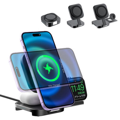 Stazione di ricarica wireless desktop 3 in 1