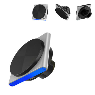 Portatelefono per auto con rotazione a 360 gradi con proiezione ad effetto luce RGB a 9 colori e montaggio wireless per auto