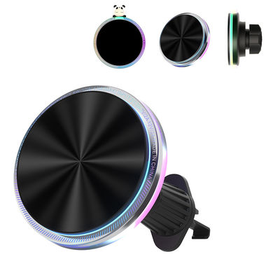 Stabile e versatile caricabatterie per iPhone con ricarica magnetica senza fili e personalizzazione della luce RGB