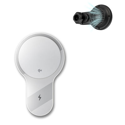 Qi2 Fan Magnetic Wireless Charger Car Phone Holder con scheda madre e bobina ben progettate per il raffreddamento simultaneo