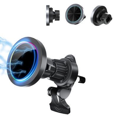 Portatelefono per auto senza fili con ricarica rapida ed effetto luce RGB per iPhone